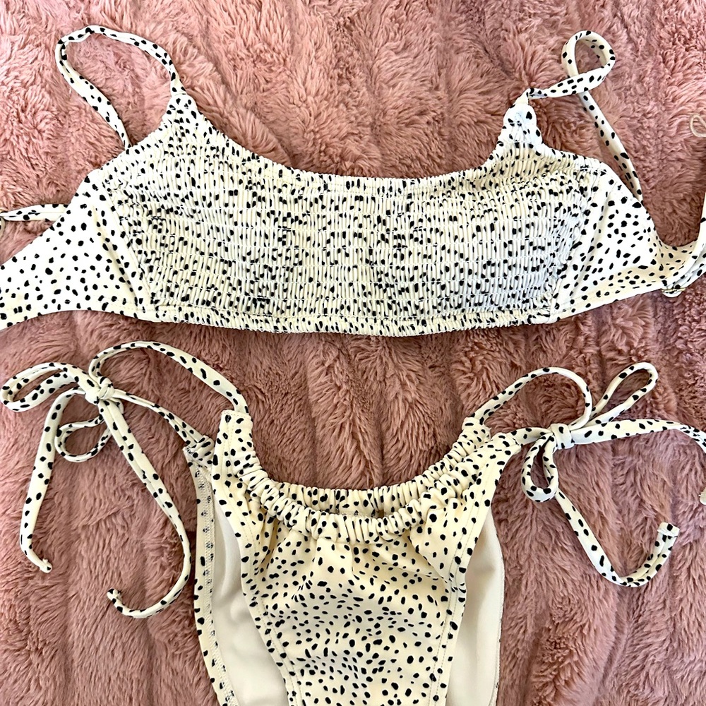 Polka dot bikini